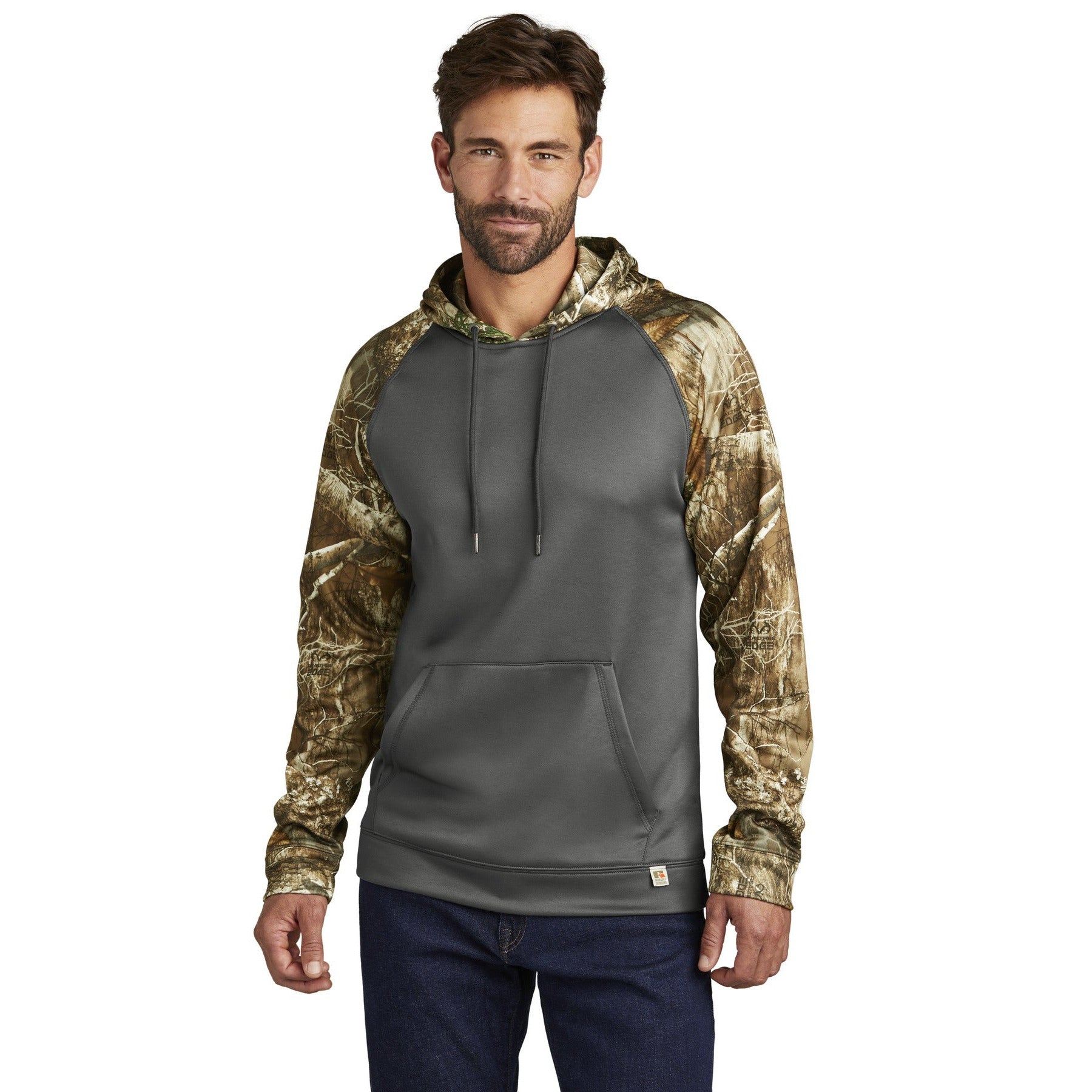 Russell Outdoors-Russell Outdoors™ Realtree® Performance Colorblock Pullover Hoodie RU451-MedTech-2